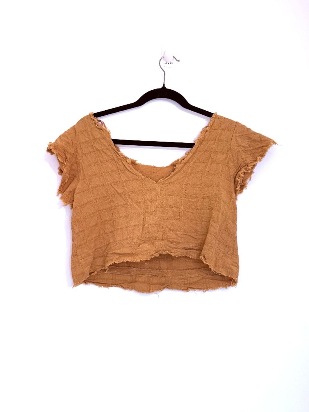 Loveriche 100% Cotton Crop Top Blouse Flowy Gauzy Lagenlook Ren Faire Love Riche